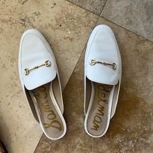 Winter white Sam Edelman mule slides size 8.5